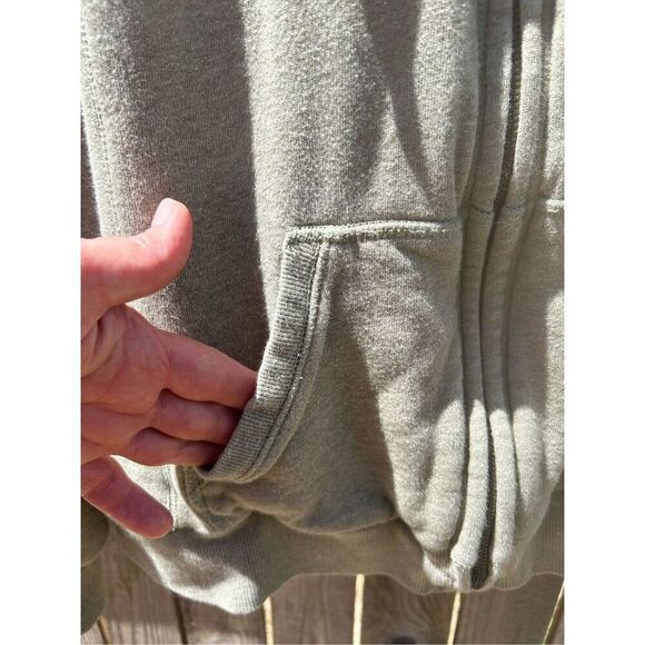 Green Tea full zip up hoodie with pockets size xl - Picture 2 of 9